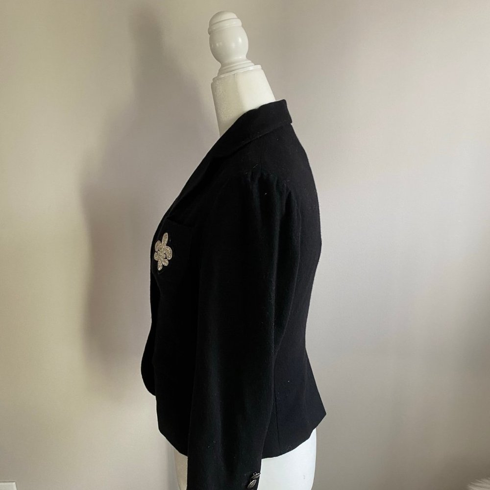 Club Monaco- Wool Blazer- Striped Collar- XS - Picture 5 of 6